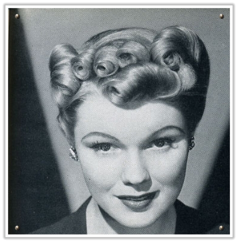 Victory Rolls The Hairstyle That Defined the 1940s Womens Hairdo  1940s  hairstyles Retro hairstyles Hair styles